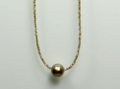 Halskette Stein mit Perle neu
