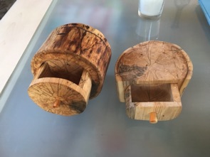 Holzschachtel aus Ahornholz
